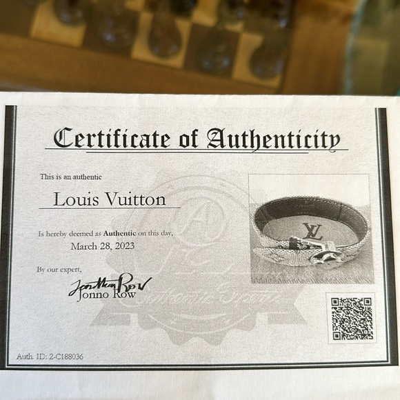 LOUIS VUITTON MONOGRAM CANVAS GOOD LUCK BANGLE IN BURGUNDY & MAUVE EUC WITH COD - Picture 7 of 7